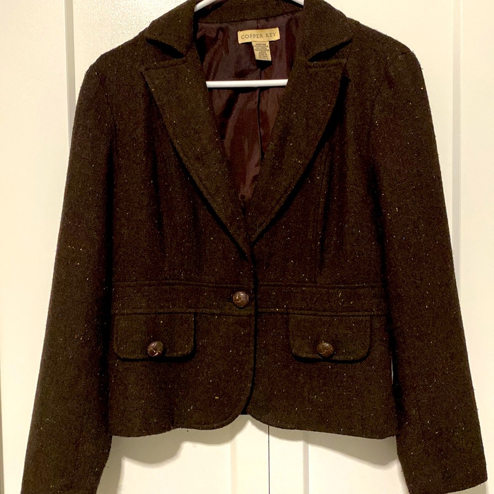 Vintage Copper Key Blazer/ Sports Jacket |Size Medium
